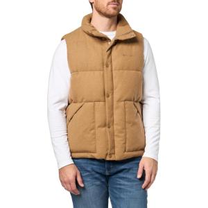 imageChampion mens Puffer Vest With Name LogoCamel Wool Blend