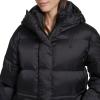 imageChampion womens Cinch Waist Long Hooded PufferBlack