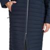 imageChampion womens Lightweight Long Hooded PufferNavy