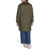 imageChampion womens Midlength Diamond Quilted Shawl Collar JacketOlive