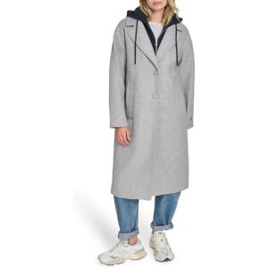 imageChampion womens Long Top Coat With Removable Jersey BibLight Grey