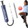 imageChampion Replacement Ball Pump with Metal Inflation Replacement Needles for Sports Balls with Compact Case Compatible with Most Pumps for Basketball Soccer Football Volleyball ampamp Yoga BallsMedieval BlueBlack