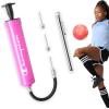 imageChampion Replacement Ball Pump with Metal Inflation Replacement Needles for Sports Balls with Compact Case Compatible with Most Pumps for Basketball Soccer Football Volleyball ampamp Yoga BallsOptic PinkBlack
