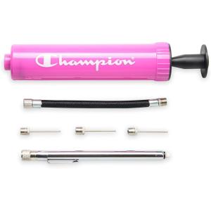 imageChampion Replacement Ball Pump with Metal Inflation Replacement Needles for Sports Balls with Compact Case Compatible with Most Pumps for Basketball Soccer Football Volleyball ampamp Yoga BallsOptic PinkBlack
