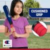 imageChampion Big Fly Foam Bat amp Ball Set for Kids Ages 3 RedWhiteBlue Oversized 24 Bat with Molded Core and Soft Ball Lightweight Design for Safe Indoor or Outdoor Baseball PlayRedBlack RedWhiteBlue