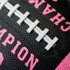 imageChampion Blitz Football AllWeather Football Enhanced Grip Durable Rubber Cover and Molded Laces for Outdoor Sports amp Training Includes 6 Ball PumpBlackKnockout Pink