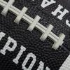 imageChampion Blitz Football AllWeather Football Enhanced Grip Durable Rubber Cover and Molded Laces for Outdoor Sports amp Training Includes 6 Ball PumpBlackWhite