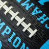 imageChampion Blitz Football AllWeather Football Enhanced Grip Durable Rubber Cover and Molded Laces for Outdoor Sports amp Training Includes 6 Ball PumpBlackBonnie Blue