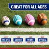 imageChampion Blitz Football AllWeather Football Enhanced Grip Durable Rubber Cover and Molded Laces for Outdoor Sports amp Training Includes 6 Ball PumpBlackKnockout Pink