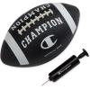 imageChampion Blitz Football AllWeather Football Enhanced Grip Durable Rubber Cover and Molded Laces for Outdoor Sports amp Training Includes 6 Ball PumpBlackWhite