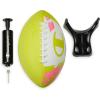 imageChampion Blitz Football AllWeather Football Enhanced Grip Durable Rubber Cover and Molded Laces for Outdoor Sports amp Training Includes 6 Ball PumpKnockout Pink Starter Set