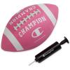 imageChampion Blitz Football AllWeather Football Enhanced Grip Durable Rubber Cover and Molded Laces for Outdoor Sports amp Training Includes 6 Ball PumpOptic PinkWhite