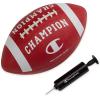 imageChampion Blitz Football AllWeather Football Enhanced Grip Durable Rubber Cover and Molded Laces for Outdoor Sports amp Training Includes 6 Ball PumpTango RedWhite
