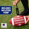 imageChampion Blitz Football AllWeather Football Enhanced Grip Durable Rubber Cover and Molded Laces for Outdoor Sports amp Training Includes 6 Ball PumpWhiteSurf the WebTango Red