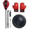imageChampion Boxing Punching Bag Set for Ages 310 RedBlack Adjustable 3043 Stand PUCovered Foam Boxing Gloves amp WaterSand Fillable Base for Indoor amp Outdoor Use