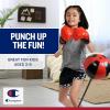 imageChampion Boxing Punching Bag Set for Ages 310 RedBlack Adjustable 3043 Stand PUCovered Foam Boxing Gloves amp WaterSand Fillable Base for Indoor amp Outdoor Use