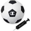 imageChampion Soccer Ball Youth amp Adult  Matte Finish 32Panel Design Enhanced Control Sizes PVC Cover Sizes 34 and 5 for Indoor amp Outdoor Training Includes 6 PumpClassic WhiteBlack