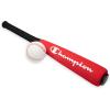 imageChampion Big Fly Foam Bat amp Ball Set for Kids Ages 3 RedWhiteBlue Oversized 24 Bat with Molded Core and Soft Ball Lightweight Design for Safe Indoor or Outdoor Baseball PlayRedBlack