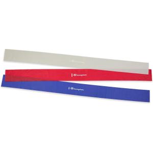 imageChampion Flat Resistance Bands Pack of 3 GreyRedBlue LightMediumHeavy Rubber  Latex Exercise Bands OdorFree for Strength Training Physical Therapy amp Gym Workout Includes Exercise Guide