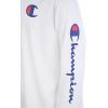 imageChampion Boys Long Sleeve Hooded Tee Shirt Lightweight Tech Fabric Athletic TShirt for KidsBright White