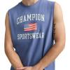 imageChampion Mens Classic Graphic Muscle Tank USA SportswearSevenseas Blue