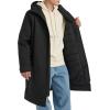 imageChampion Mens Fulllength Sideline Hooded Jacket With Quilted LiningBlack