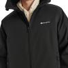imageChampion Mens Fulllength Sideline Hooded Jacket With Quilted LiningBlack