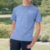 imageChampion Mens Heritage Short Sleeve Tee Mens TShirts Vintage Shirts Mens Tee Shirts GraphicsPlaster Blue Small Script