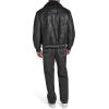 imageChampion Mens Letterman Varsity Bomber Jacket With PatchesBlack Faux Shearling