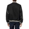 imageChampion Mens Letterman Varsity Bomber Jacket With PatchesBlackBlack