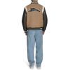 imageChampion Mens Letterman Varsity Bomber Jacket With PatchesCamelBrown