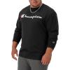 imageChampion Mens Long Sleeve Tshirt Classic Tshirt for Men Reg Or Big amp TallBlack  Classic Script Logo