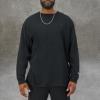 imageChampion Mens Long Sleeve Tshirt Classic Tshirt for Men Reg Or Big amp TallBlack