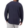 imageChampion Mens Long Sleeve Tshirt Classic Tshirt for Men Reg Or Big amp TallNavy  Classic Script Logo