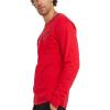 imageChampion Mens Long Sleeve Tshirt Classic Tshirt for Men Reg Or Big amp TallScarlet  Classic Script Logo