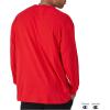 imageChampion Mens Long Sleeve Tshirt Classic Tshirt for Men Reg Or Big amp TallScarlet