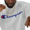 imageChampion Mens Long Sleeve Tshirt Classic Tshirt for Men Reg Or Big amp TallWhite  Classic Script Logo