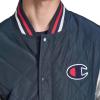imageChampion Mens Retro Diamond Quilted Bomber Varsity JacketNavyWhite