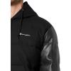 imageChampion Mens Varsity Bomber Puffer JacketBlack Wool Hoody