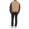 imageChampion Mens Varsity Bomber Puffer JacketCamelBlack Faux Leather