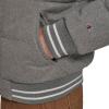 imageChampion Mens Varsity Bomber Puffer JacketHeather Grey Wool