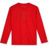 imageChampion Boys Long Sleeve Tech TShirt Athletic Performance TeeLychee Red