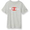 imageChampion Mens Heritage Short Sleeve Tee Mens TShirts Vintage Shirts Mens Tee Shirts GraphicsOxford Grey Heather C  Script Large