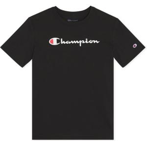 imageChampion Boys TShirt Short Sleeve Logo Tee Shirt for BoysBlack Logo