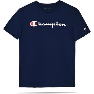 imageChampion Boys TShirt Short Sleeve Logo Tee Shirt for BoysNavy Logo