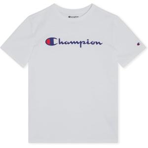 imageChampion Boys TShirt Short Sleeve Logo Tee Shirt for BoysWhite Logo