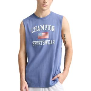imageChampion Mens Classic Graphic Muscle Tank USA SportswearSevenseas Blue