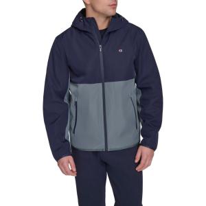 imageChampion Mens Performance Windbreaker Rain Jacket With HoodPeacoatStormy Weather