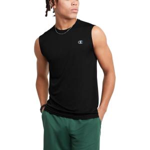 imageChampion Mens Sleeveless Tshirt Sport Tank Muscle Tshirt for Men Reg Or Big amp TallBlack