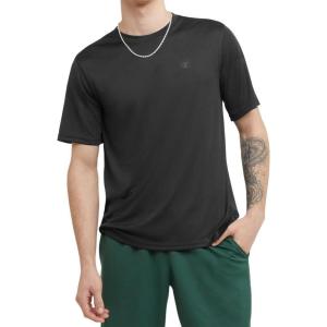imageChampion Mens Tshirt Sport Tee Moisture Wicking Anti Odor Athletic Tshirt for Men Reg Or Big amp TallBlack
